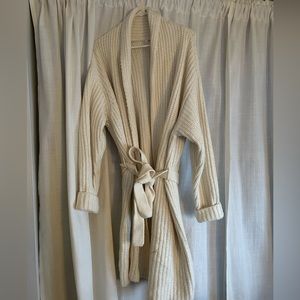 NWOT JOE FRESH- Cream white cardigan-1X